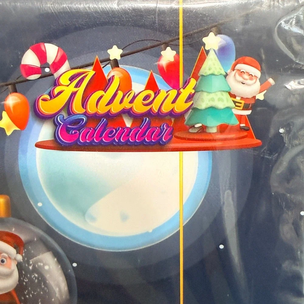 Fun Little Toys Kids Advent Calendar DIY Glass‎ Dome Night Light OS Blue Plastic